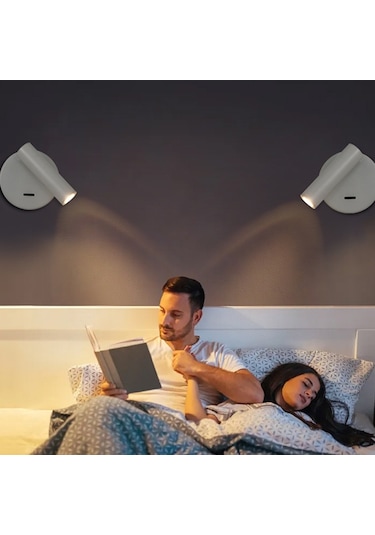 Cbtx 3105 Yatak Odası Başucu  3w Sıcak Işık - Siyah