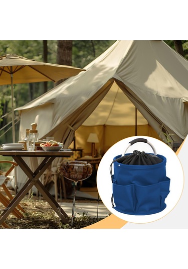 Suntek Ev, Bahçe, Seyahat Ve Diğer Amaçlar İçin Kulplu Koyu Mavi