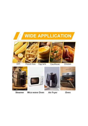Airfryer Silikon Kap, Airfryer Silikon Fırın Tepsisi, Airfryer Tepsi Kırmızı