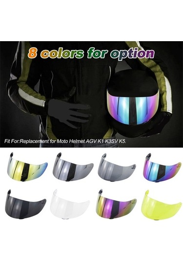 Pazly Agv K1 K3sv K5 Tam Yüz Kask Yedek Camı - Uv Koruma & Anti-sis Vizör
