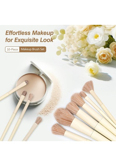Fondöten, Pudra, Kapatıcı Ve Göz Farları İçin Sentetik Makyaj Fırçası Seti İle Makyaj Becerilerinizi Geliştirin