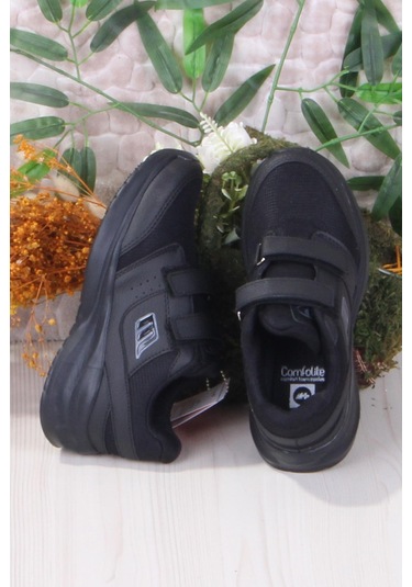 M.p Diana Rahat Hafif Cırtlı Kadın Sneaker Ayakkabı Siyah