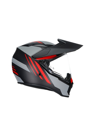 Agv Ax-9 Multı Kapalı Kask Karbon-kırmızı Diğer