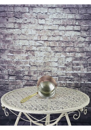 Topak Kalın Bakır Sütlük Cezve