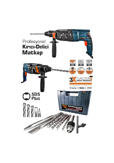 Germany Style Grm-99880vfx Kırıcı Delici 2-28mm E-power Çelik Şan