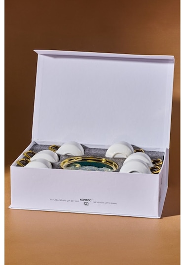 Karaca  Verde 6 Kişilik Kahve Fincan Takımı 100 ml