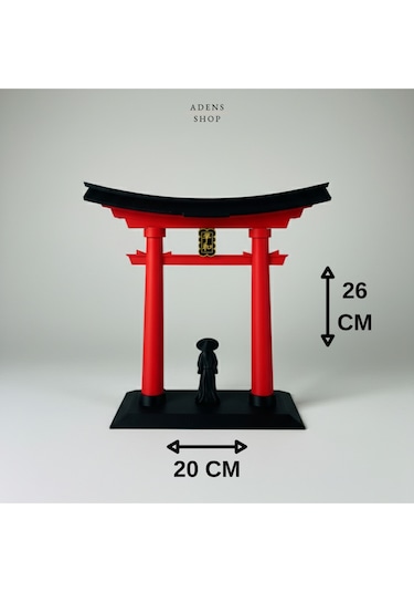 Torii Kapısı Ve Samuray Dekoratif Aksesuar