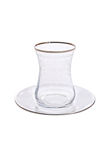 Decorium Çay Takımı 12 Prc Morano Platin M00719 Platin
