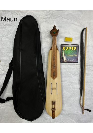 Maun Ağacı Kemençe Atkılı Yay+ 1 Takım Kemençe Teli + Reçine + Kılıf Dahildir
