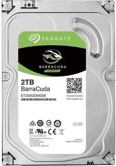 Seagate Barracuda 3,5" 2tb 256mb St2000dm008, 72000rpm, Desktop Hdd