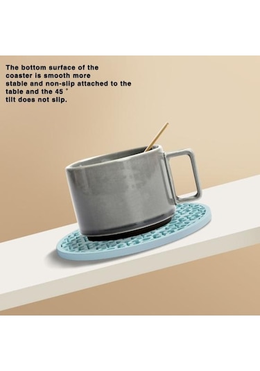 Şarap Kırmızısı Desenli Silikon Bardak Altlığı Isı Yalıtımlı Yeniden Kullanılabilir Vintage Yuvarlak Soft Bardak Altlığı Kırmızı