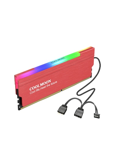 Reedark "5v 3pın Argb Hafıza Soğutucu - Yazılım Ve Coolmoon Hub İle Aydınlatma Kontrolü"
