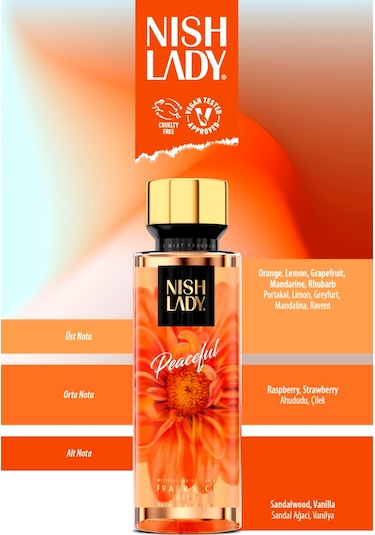 Nishlady Peaceful Body Mist Vegan Vücut Spreyi 260 ML