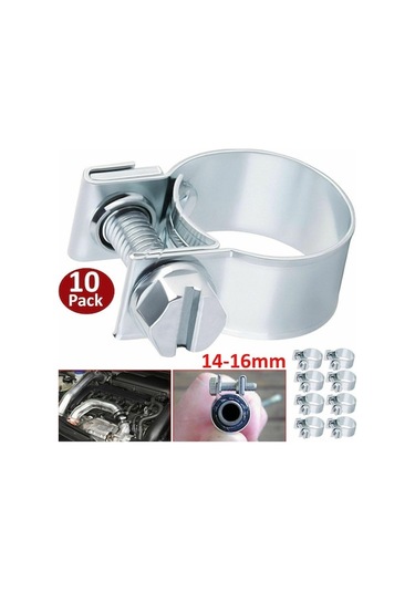 Novahub Montaj Hortumu Kelepçesi Yakıt Hattı Mini Parçaları Benzin Borusu 14mm-16mm Diğer