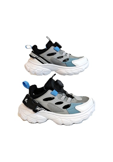 M.p One 3409 Gri Yazlık Erkek Çocuk Spor Ayakkabı Gri