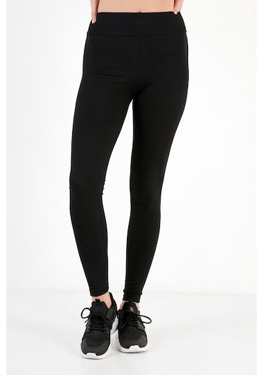 Lela Esnek Slim Fit Toparlayıcı Yüksek Bel Bayan Tayt 5865552 Siyah Lela Esnek Slim Fit Toparlayıcı Yüksek Bel Bayan Tayt 5865552 Siyah