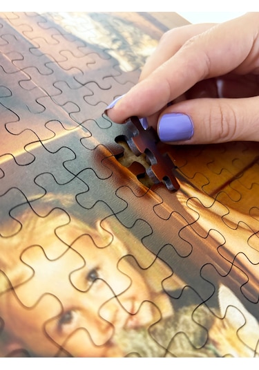 500 Parçalı - Kişiye Özel Puzzle Yapboz - 50x60cm Mdf