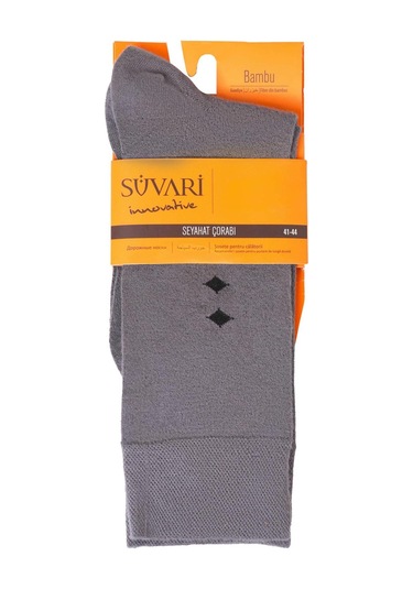 SÜVARİ Antrasit Bambu Çorap
