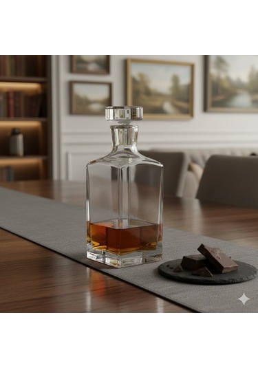 Paşabahçe 92060 Crystallin Prisma Serisi Viski Şişesi 800cc