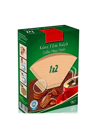 Caffeo 1 x 2 Kahve Filtre Kağıdı 4 x 80 Adet