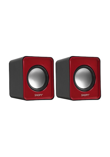 Snopy SN-66 2.0 USB Hoparlör Kırmızı