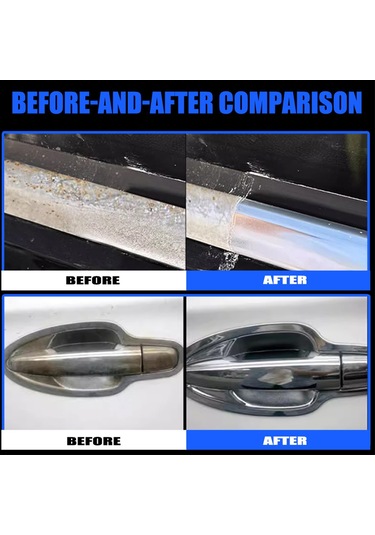 Araba Kapısı Ve Penceresi Krom Şerit Metal Cila Macunu Parlak Şerit Macunu Krom Parça Macunu 50g,jwcwsq