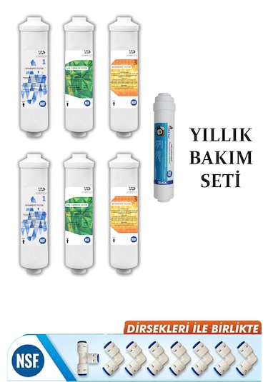 Waterdizayn Inline Yıllık Bakım Seti Kapalı Kasa Su Arı