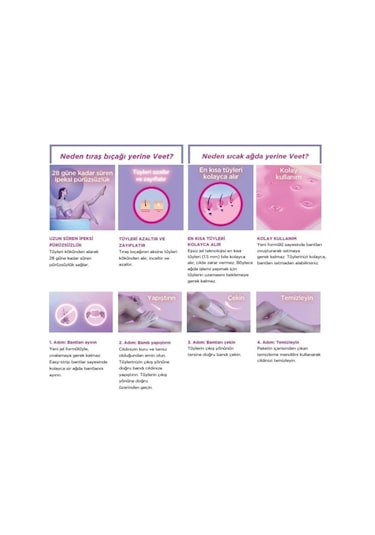 Veet Ağda Bandı Hassas 20li Süper Fırsat