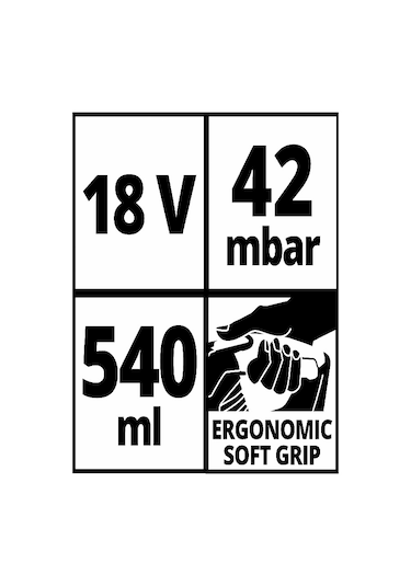 Einhell TE-VC 18 Li Akülü El Süpürgesi + 2.5 Ah Starter Kit