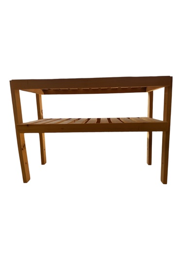 Doğal Ahşap Dekoratif Raf Ahşap