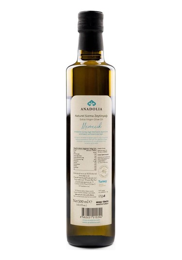 Anadolia Soğuk Sıkım Memecik Zeytinyağı 500 ML