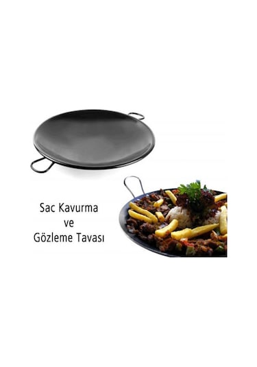 Periboia Yanmaz Yapıştırmaz Sac Kavurma Tavası Çok Renkli