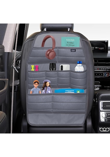 Bod Ecolux Serisi Taytüyü Araba Oto Koltuk Arkası Eşya Düzenleyici Araç İçi Organizer Füme