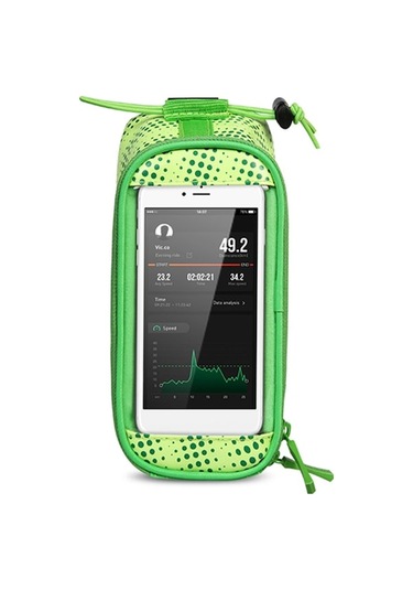 Yulong Dokunmatik Ekran Su Geçirmez Ön Çerçeve Üst Tüp Bisiklet Gri - Mavi