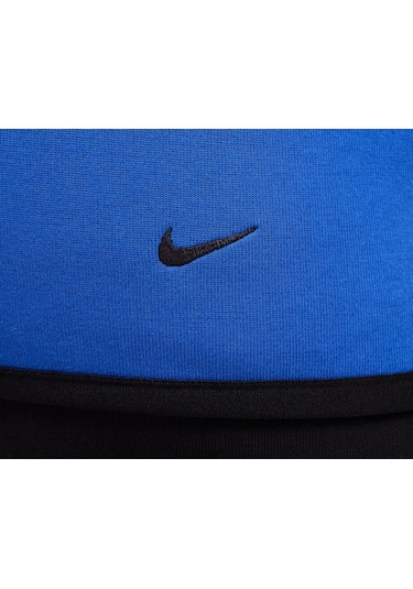 Nike Tech Fleece Windrunner Hoodie Erkek Sweatshirt Yeni Sezon -sportxoutlet Mavi