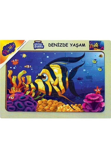 Playwood Ahşap Eğitici Puzzle Denizde Yaşam Ony189