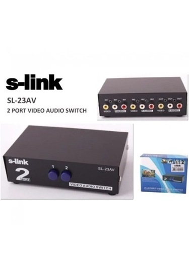 2 Port Video Audio Splıtter