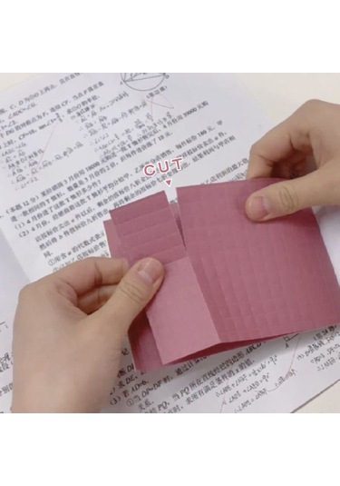 Dofolink Kırpılabilir Kırmızı Hata Düzeltme Kağıdı - A6 Boyutlu 21 Yaprak Öğrenme Gereci 1 Adet