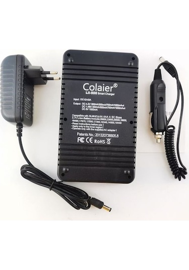 Didadodo Colaier Lii-500 4 Yuvalı Lcd Pil Şarj Cihazı + 2a, Li/nımh 1 Adet