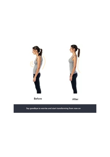 Vkemall Postür Düzeltici Esnek Korse - Omurga Destek, Bel Ağrısı Ve Kamburluk İçin Yetişkin Öğrenci