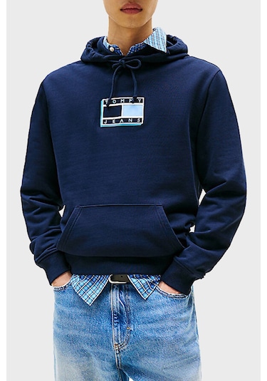 Tommy Jeans Erkek Sweat Dm0dm21623 C1g Lacivert Lacivert