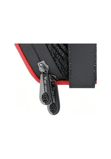 Didadodo Su Geçirmez Bisiklet Sele Çantası - Anahtar, Cep Telefonu & Küçük Eşyalar İçin Pratik Taşıma Çözümü Kırmızı Kırmızı