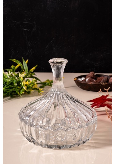 Çarşıdayız Brasilia Cam Kapaklı Şekerlik - Şık Ve Modern Tasarımlı Şeker Saklama Kabı Şeffaf