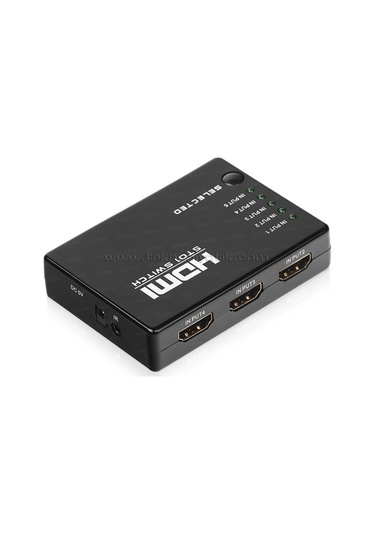 Dark Full Hd 5 Giriş 1 Çıkışlı Uzaktan Kumandalı Hdmı Switch Seç