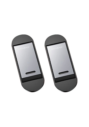 Skycity Laptop Yüksekliği Artırıcı Plastik Folding Stand - Siyah, Çiftli Paket, Masada Gizli Ayaklı Destek