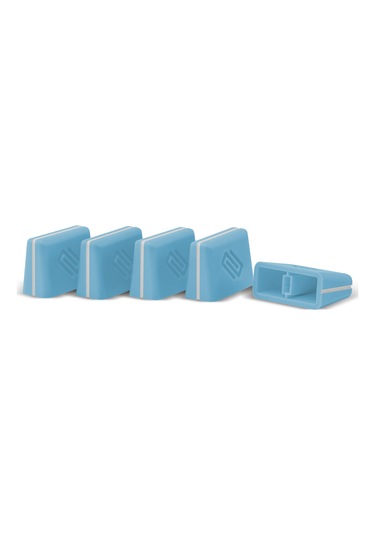 Reloop Fader Cap Set Blue Set Of 5 Neon Renkli Dj Fader Caps