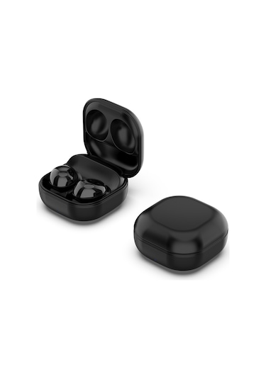 Yaozixa Samsung Galaxy Buds Pro R190 Ve Buds2 Pro İçin Siyah Seyahat Şarj Kutusu, Kulaklık Depolama Ve Şarj Fonksiyonu - Uyumlu Koruyucu Kutu Uygun İçin Çiçek Bütçeleri Pro R190 Siyah