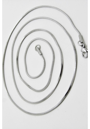 Küp Model Ince Snake Yılan Kolye Erkek Çelik Zincir Eck03K (390748055) Çelik