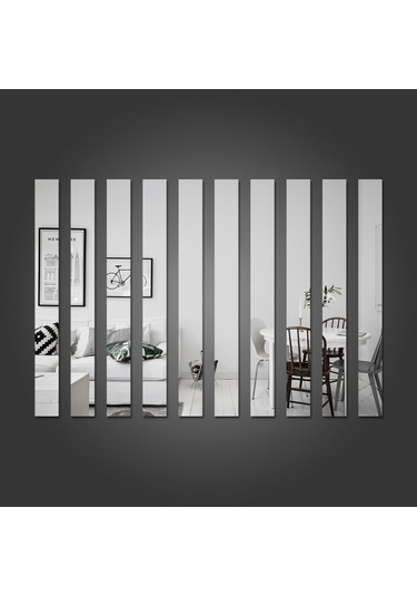 Akrilik Dekoratif Duvar Aynası 5*50 Cm Şeffaf