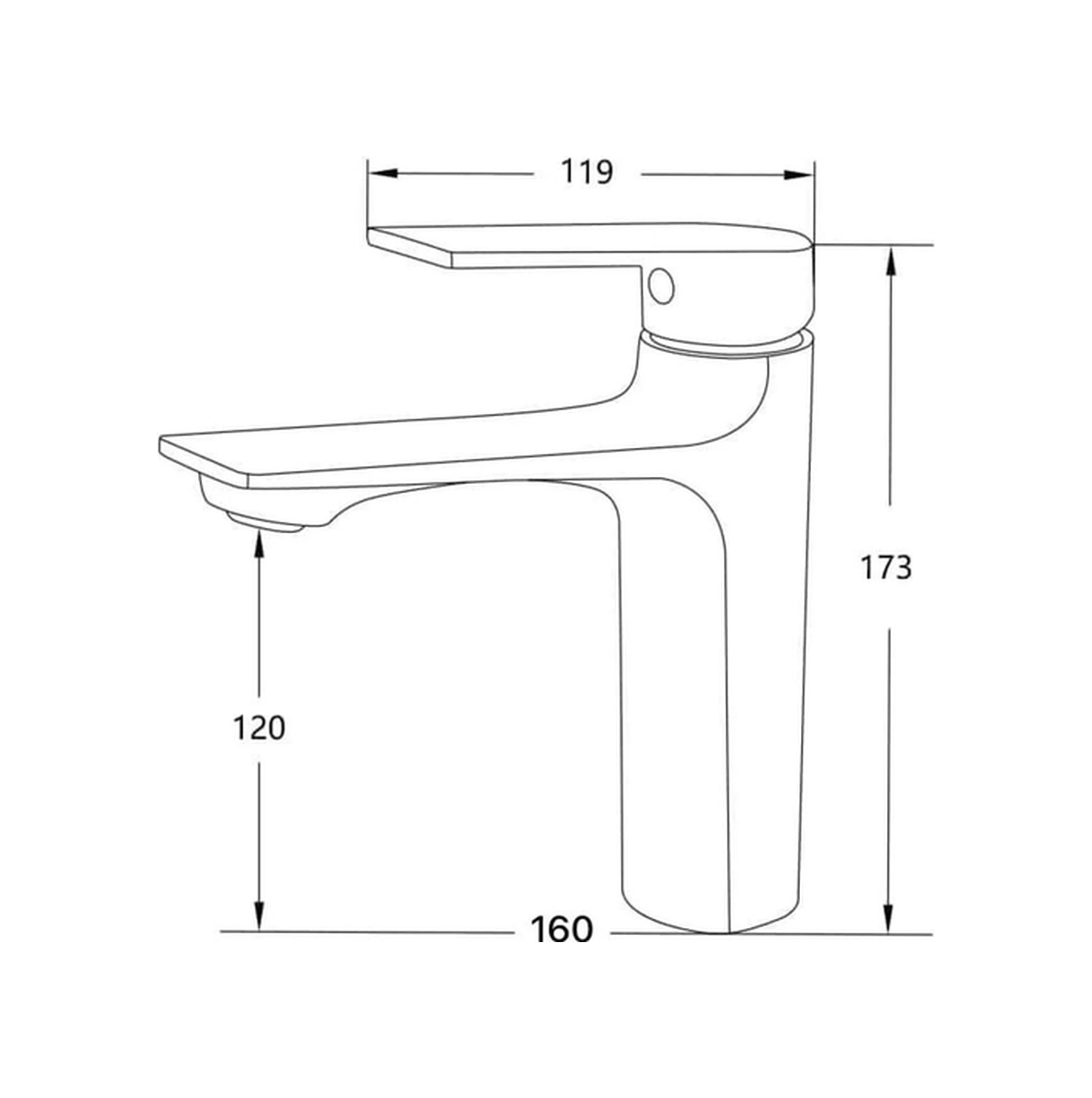 Boheme Fleko Alfa Yüksek Lavabo Bataryası Krom